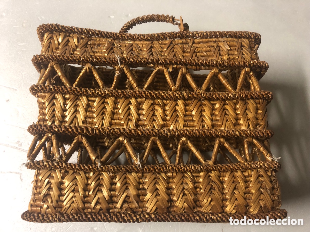 Antig&uuml;edades: antigua cesta - Foto 2