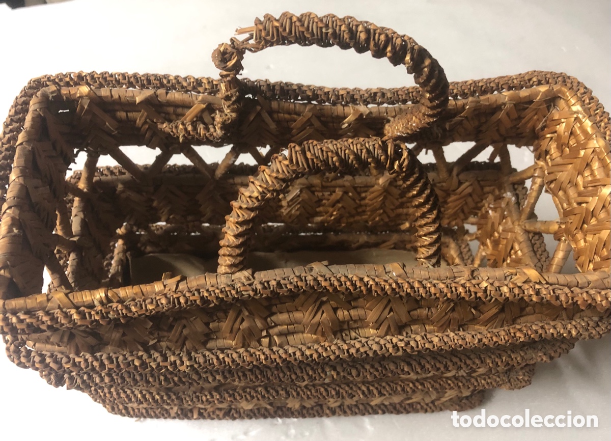 Antig&uuml;edades: antigua cesta - Foto 5