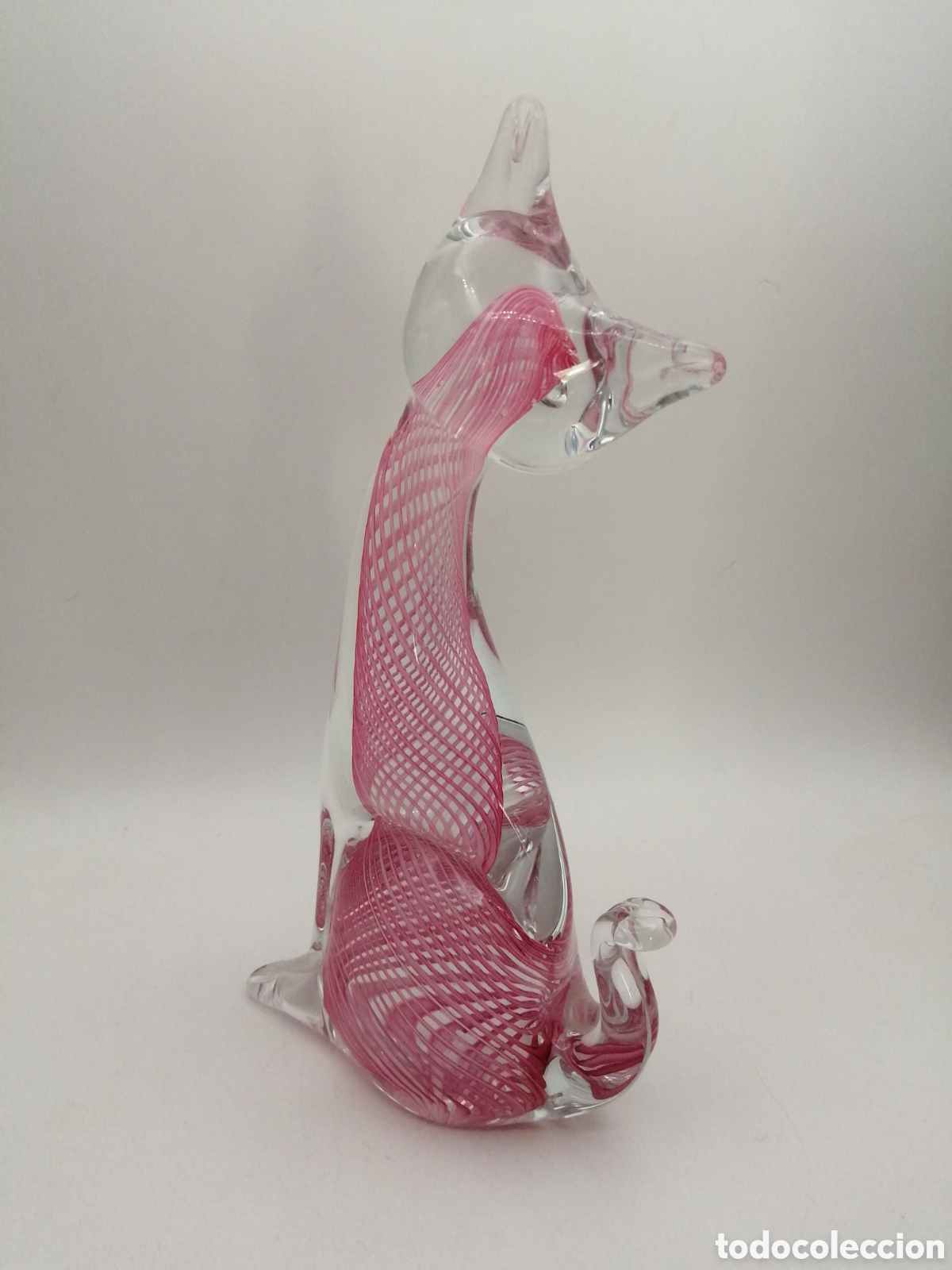 Antig&uuml;edades: Cristal de Murano. Gato - Foto 6