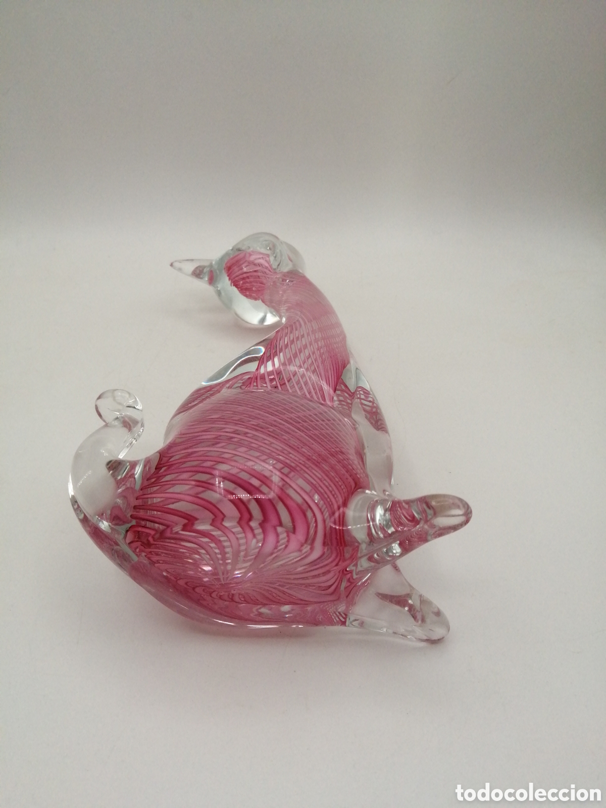 Antig&uuml;edades: Cristal de Murano. Gato - Foto 7