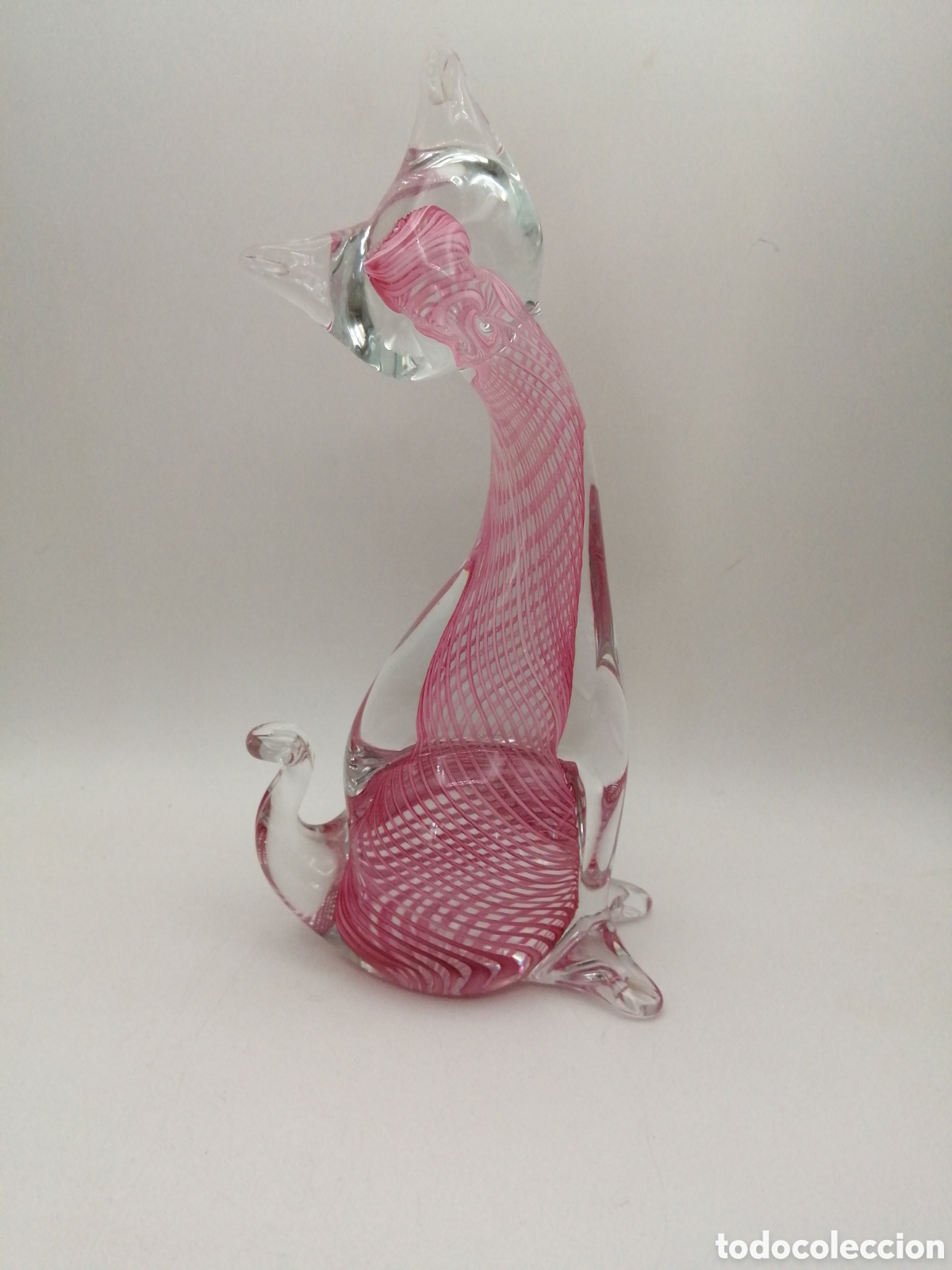 Antig&uuml;edades: Cristal de Murano. Gato - Foto 8