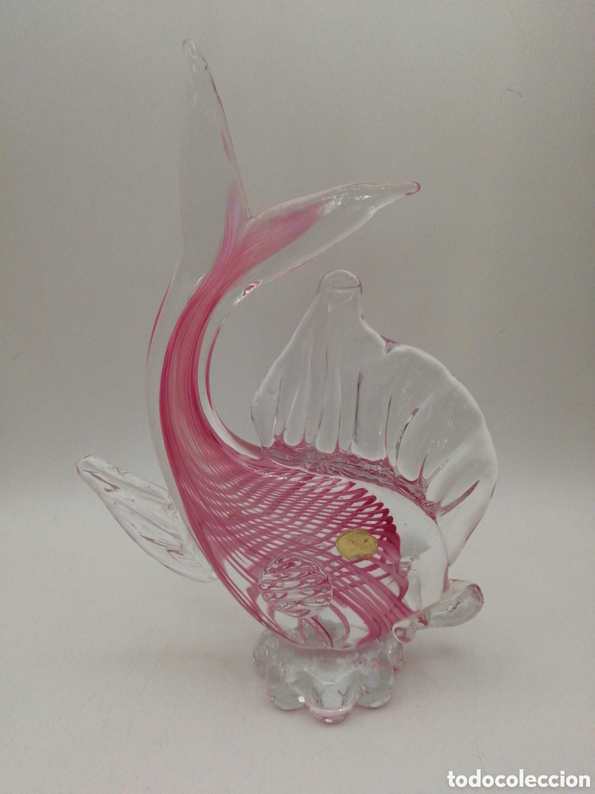 Antig&uuml;edades: Cristal de Murano. Pez - Foto 3