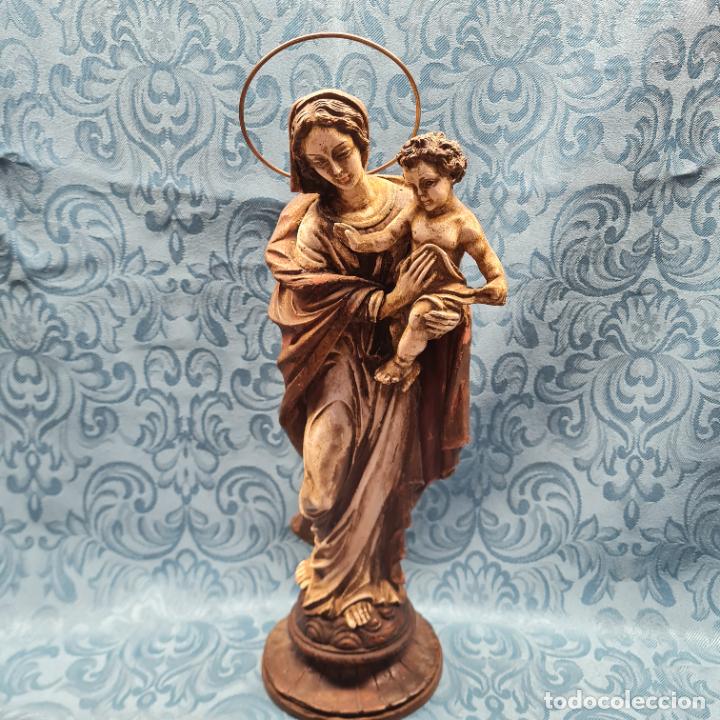 Antig&uuml;edades: VIRGEN CON NI&Ntilde;O EN BRAZOS - Foto 2