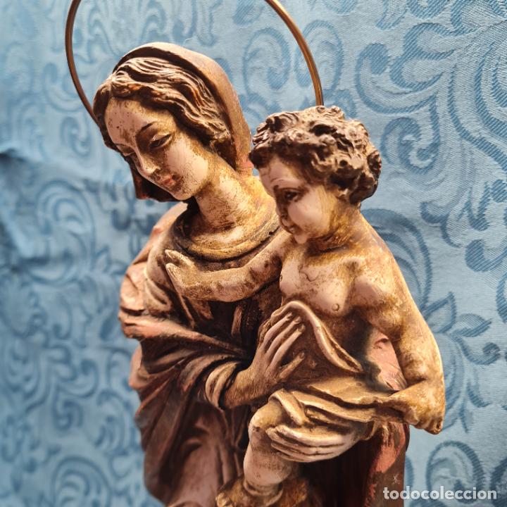 Antig&uuml;edades: VIRGEN CON NI&Ntilde;O EN BRAZOS - Foto 3