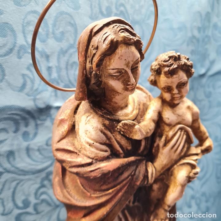 Antig&uuml;edades: VIRGEN CON NI&Ntilde;O EN BRAZOS - Foto 4