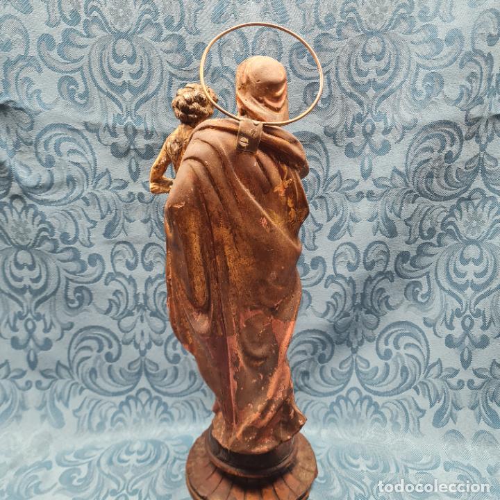 Antig&uuml;edades: VIRGEN CON NI&Ntilde;O EN BRAZOS - Foto 6