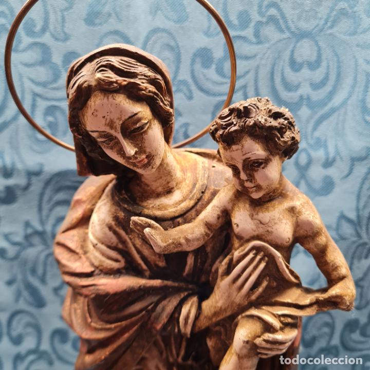 Antig&uuml;edades: VIRGEN CON NI&Ntilde;O EN BRAZOS - Foto 1