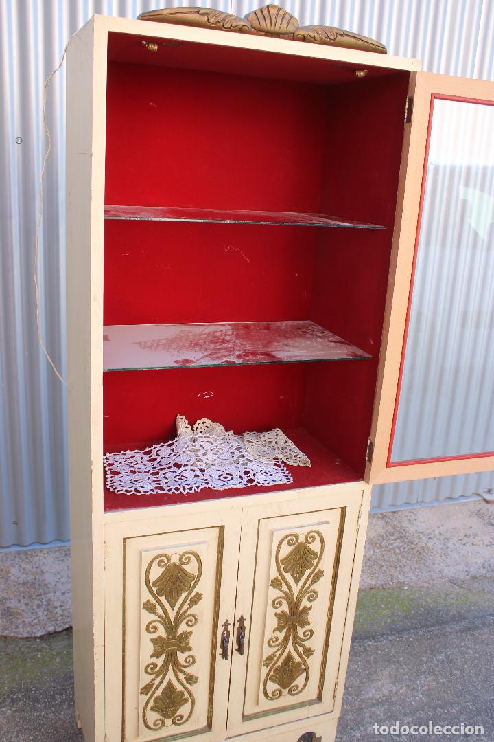 Antig&uuml;edades: mueble vitrina - Foto 3