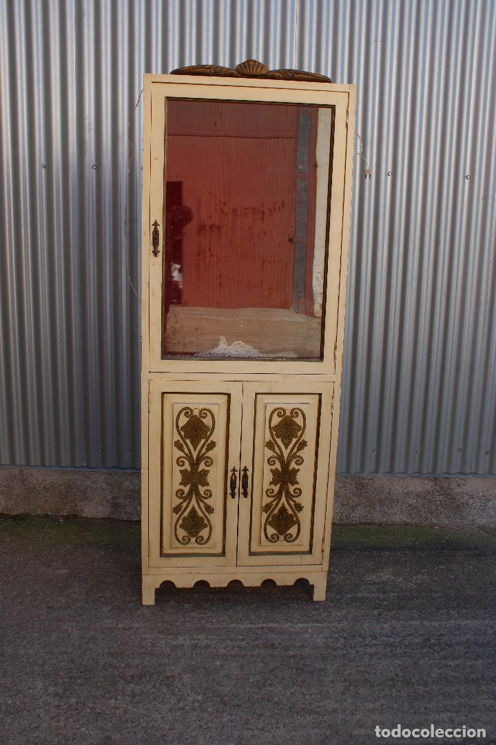 Antig&uuml;edades: mueble vitrina - Foto 1