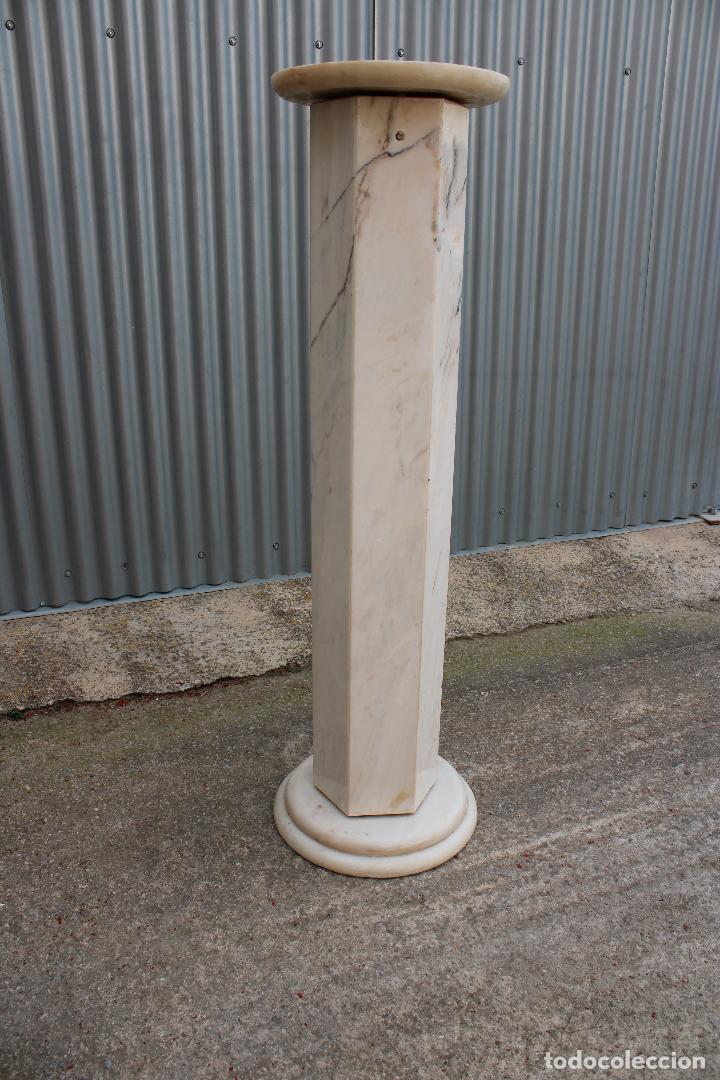 Antig&uuml;edades: peana columna de marmol - Foto 6
