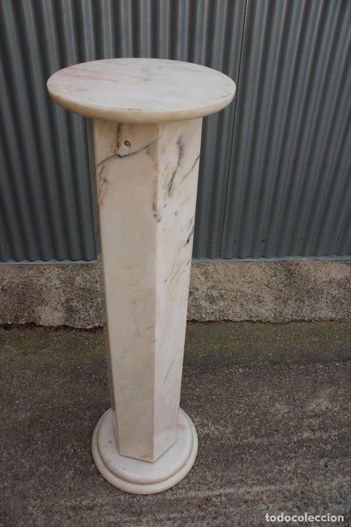 Antig&uuml;edades: peana columna de marmol - Foto 7