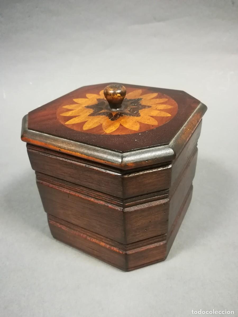 Antig&uuml;edades: CAJA DE MADERA PARA TE FIRMADA CABINET MAKER - Foto 1