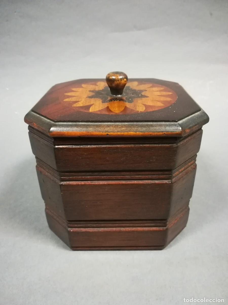 Antig&uuml;edades: CAJA DE MADERA PARA TE FIRMADA CABINET MAKER - Foto 2