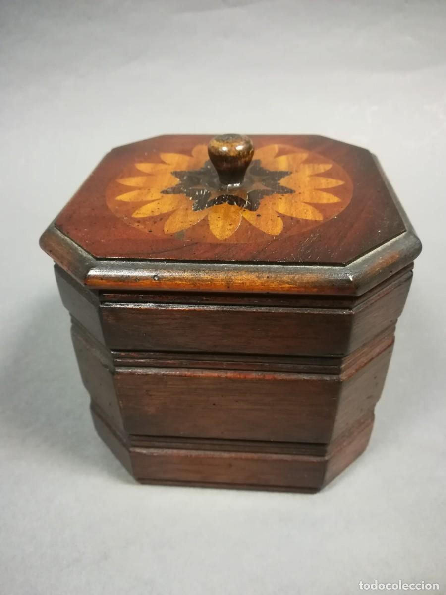 Antig&uuml;edades: CAJA DE MADERA PARA TE FIRMADA CABINET MAKER - Foto 4