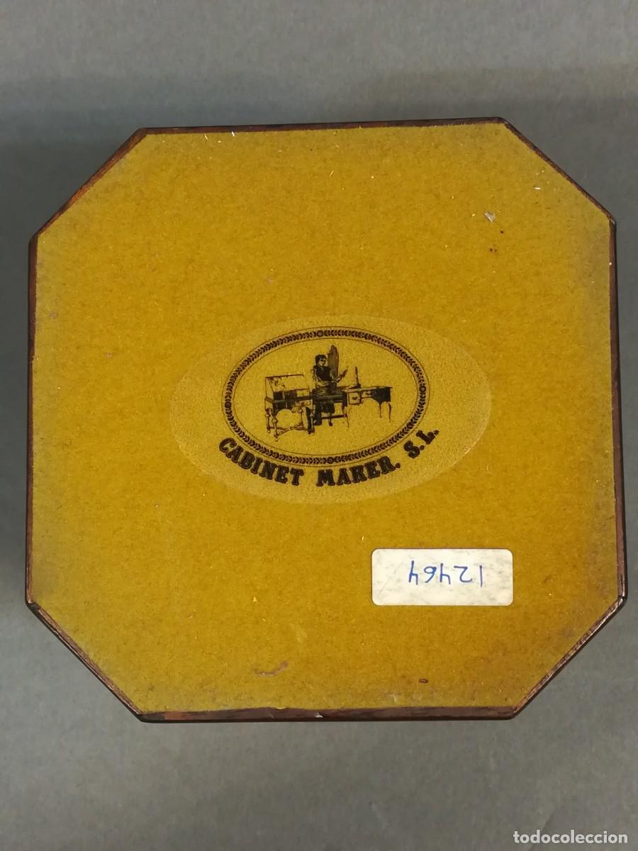 Antig&uuml;edades: CAJA DE MADERA PARA TE FIRMADA CABINET MAKER - Foto 7