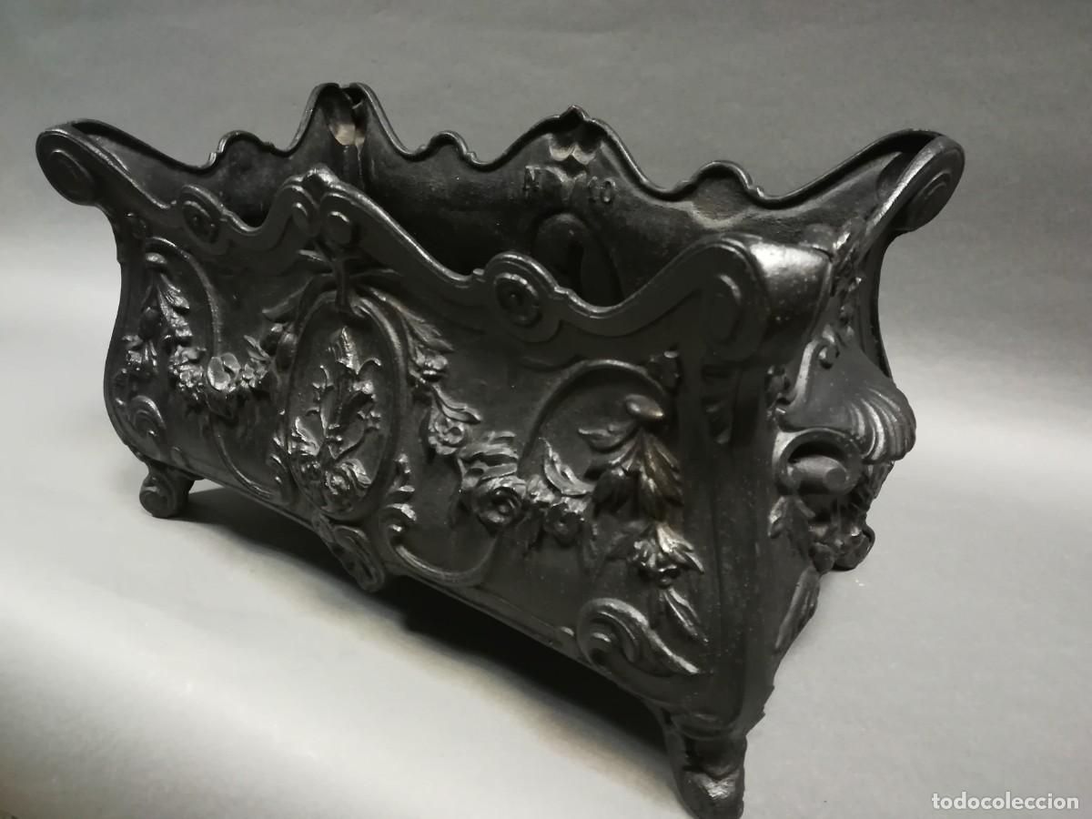 Antig&uuml;edades: JARDINERA DE HIERRO FUNDIDO FRANCESA - Foto 2