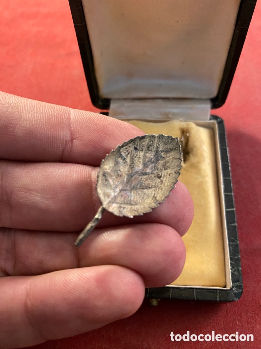 Antig&uuml;edades: Peque&ntilde;a hoja de plata - Foto 2