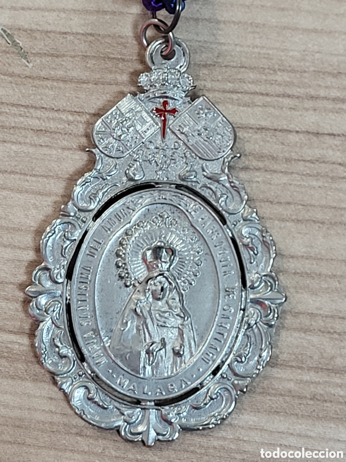 Antig&uuml;edades: MEDALLA COFRADE NUESTRA SE&Ntilde;ORA DEL AMOR - Foto 3