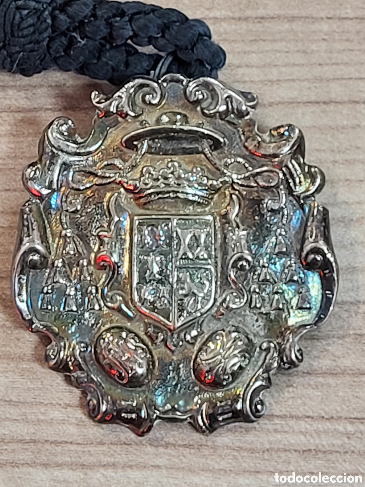 Antig&uuml;edades: MEDALLA COFRADE BA&Ntilde;O PLATA - Foto 2