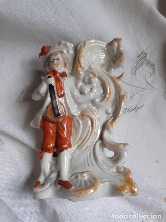 Antig&uuml;edades: Pareja de jarrones porcelana - Foto 3
