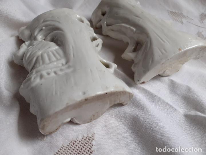 Antig&uuml;edades: Pareja de jarrones porcelana - Foto 7