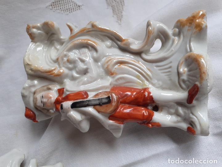 Antig&uuml;edades: Pareja de jarrones porcelana - Foto 8