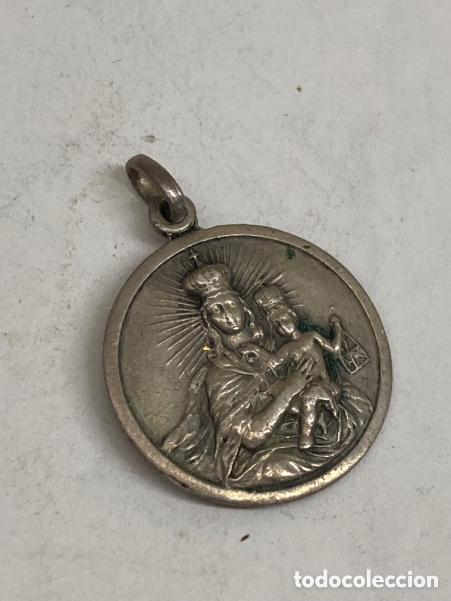 Antig&uuml;edades: Medalla de plata religiosa - Foto 2