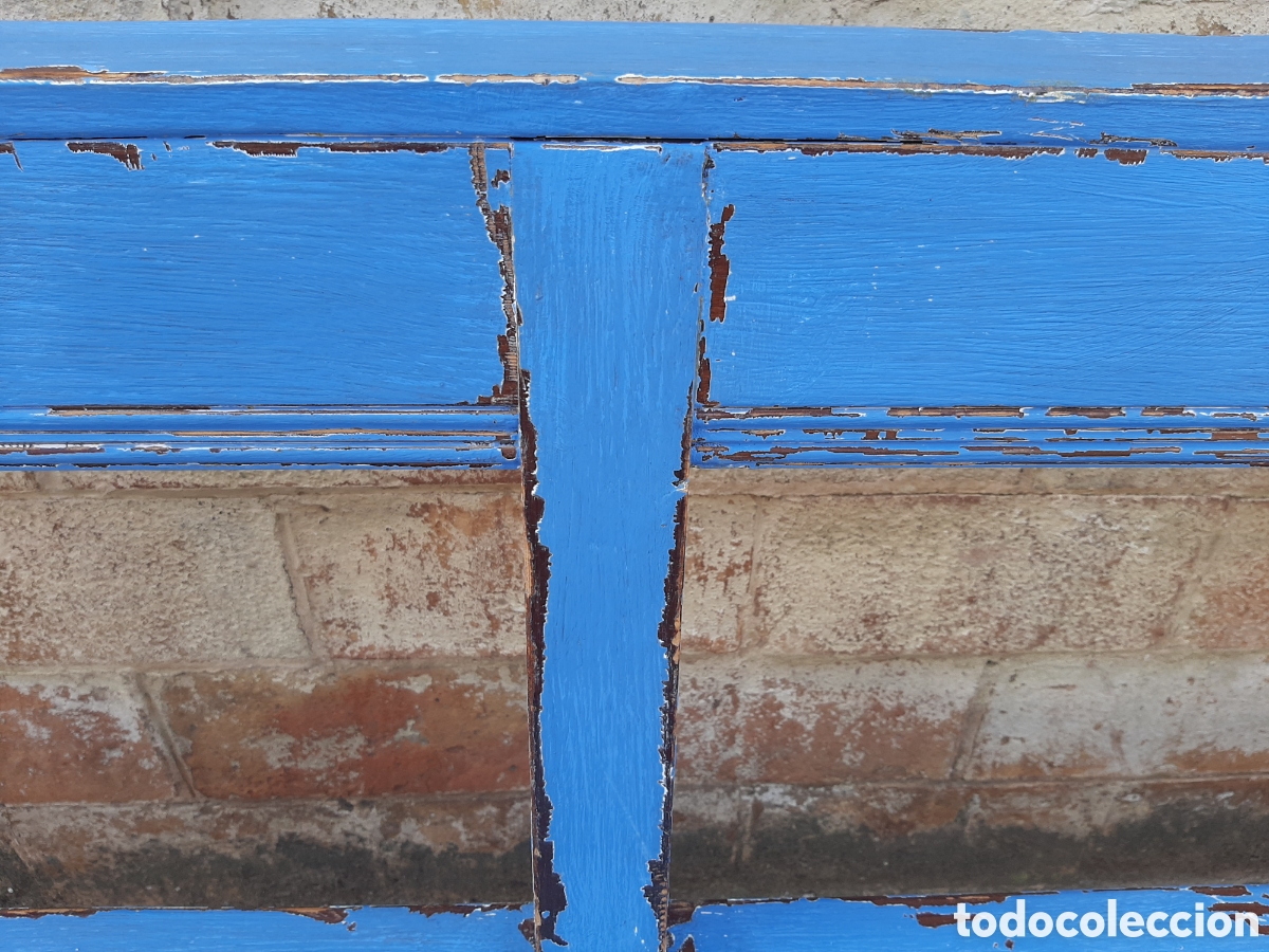Antig&uuml;edades: Banco antiguo de madera - Foto 5
