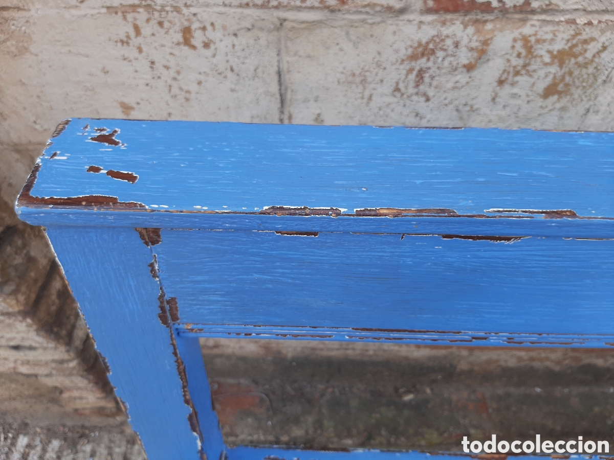 Antig&uuml;edades: Banco antiguo de madera - Foto 8