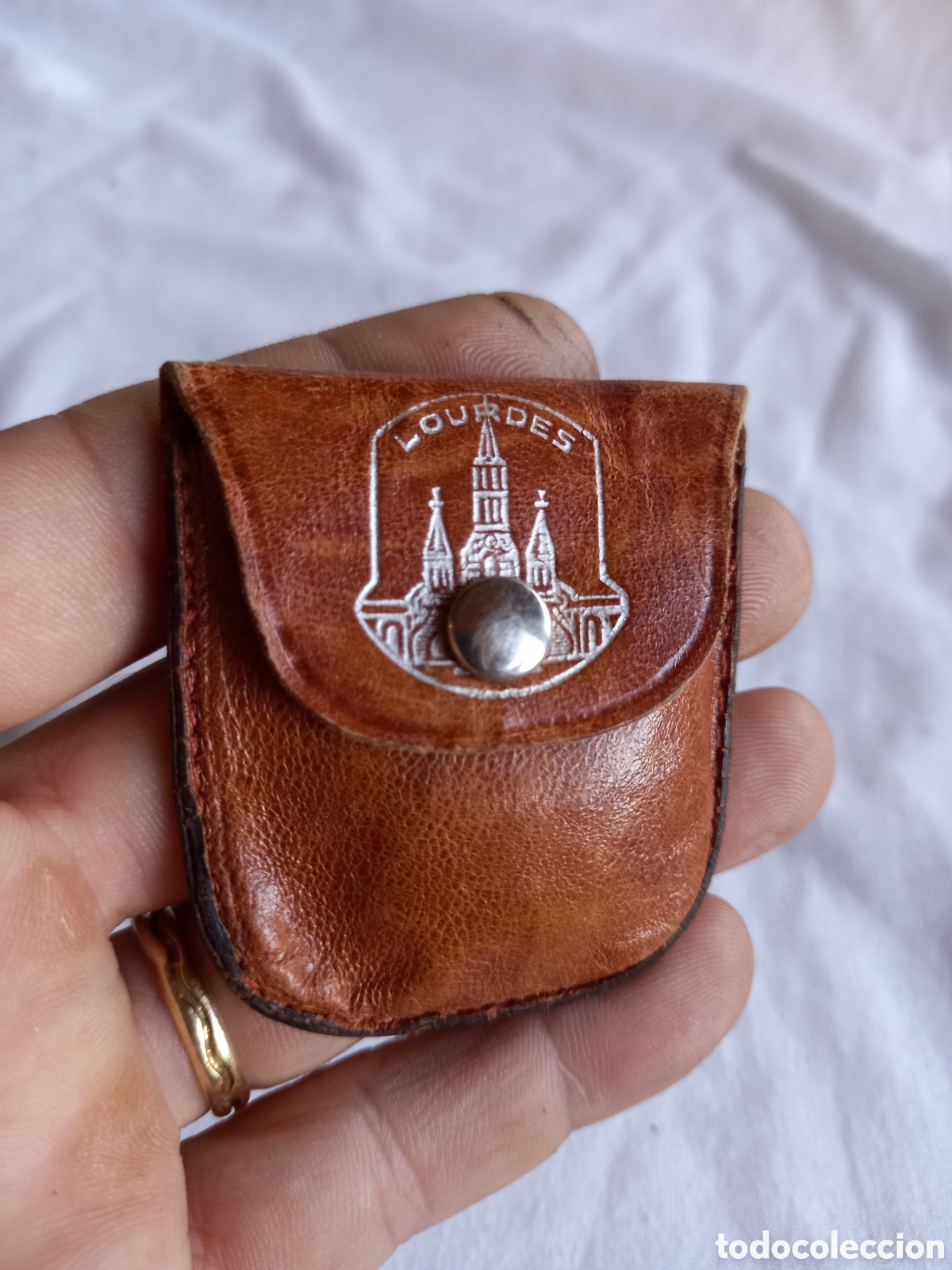Antig&uuml;edades: BONITO ROSARIO CON SU FUNDA - Foto 1