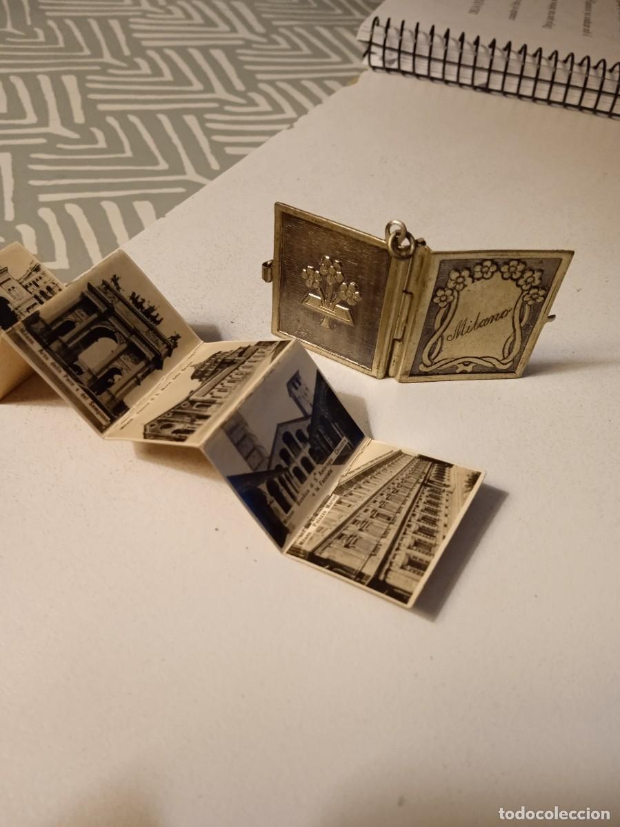 Antig&uuml;edades: Miniatura monedero y libro de postales de Mil&aacute;n - Foto 7