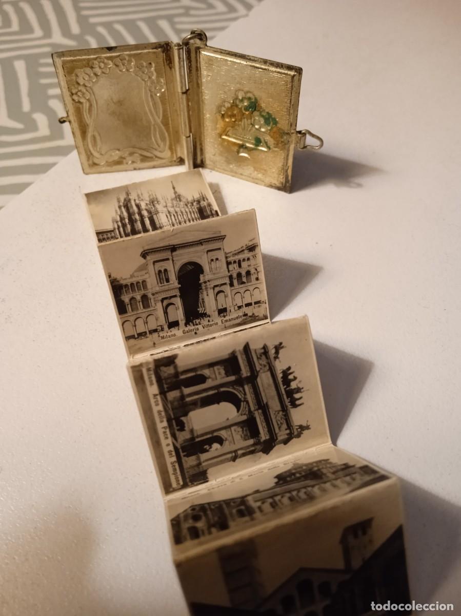 Antig&uuml;edades: Miniatura monedero y libro de postales de Mil&aacute;n - Foto 8