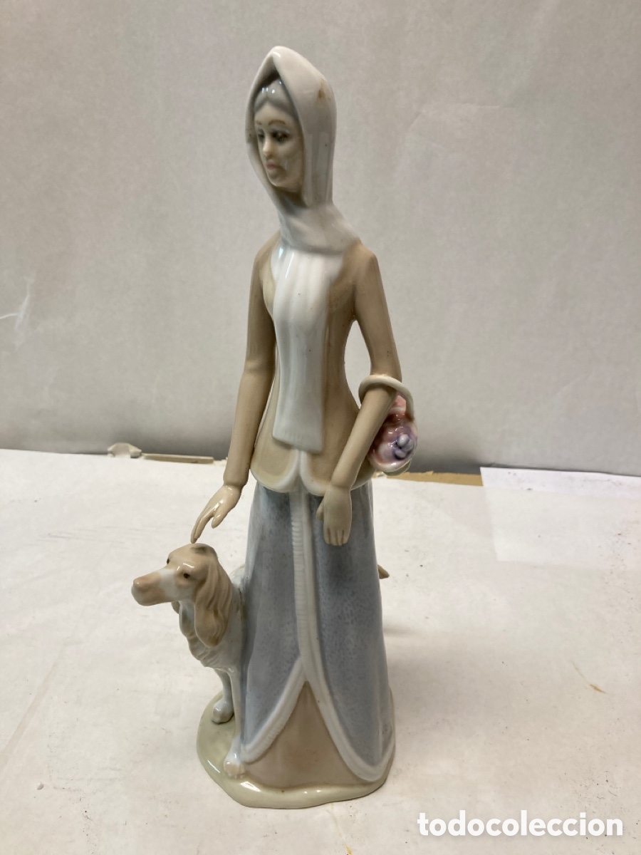 Antig&uuml;edades: Figura porcelana - Foto 2