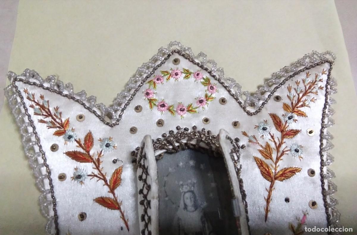 Antig&uuml;edades: Antiguo Escapulario Capilla Virgen Milagrosa. - Foto 7