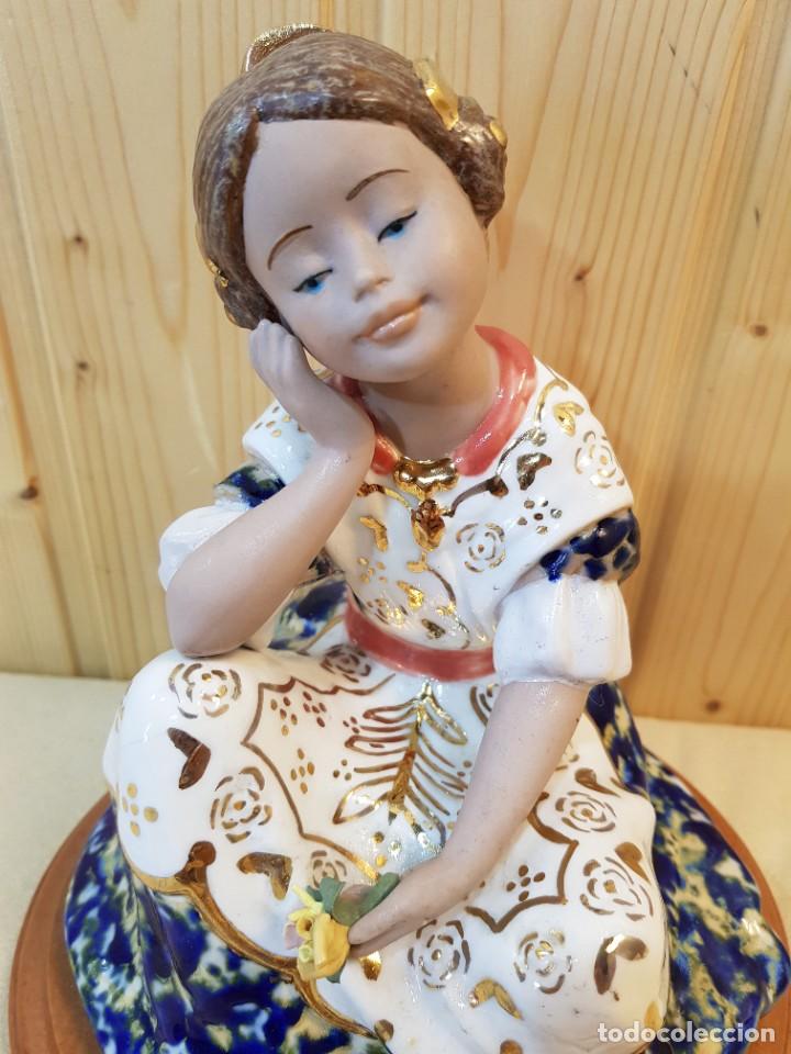 Antig&uuml;edades: FIGURA FALLERA PORCELANA - Foto 3