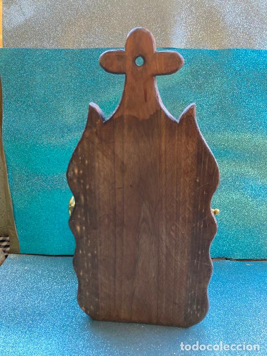 Antig&uuml;edades: MUEBLE ARTESANAL PARA MORTERO O ALMIREZ - Foto 2