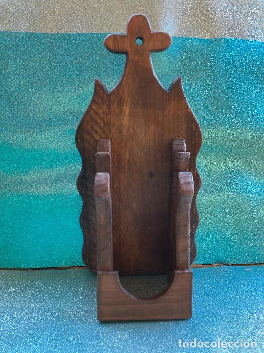 Antig&uuml;edades: MUEBLE ARTESANAL PARA MORTERO O ALMIREZ - Foto 1