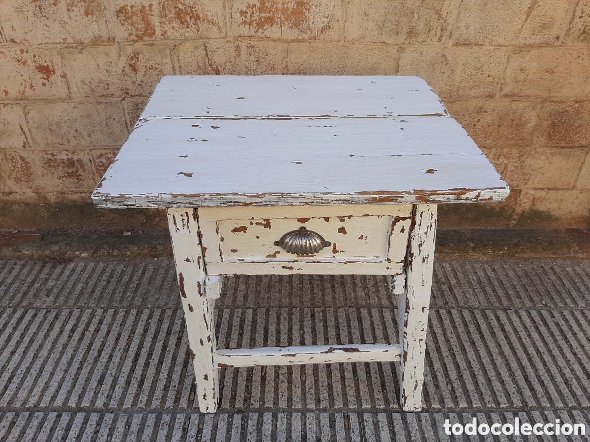 Antig&uuml;edades: Mesa tocinera antigua - Foto 1