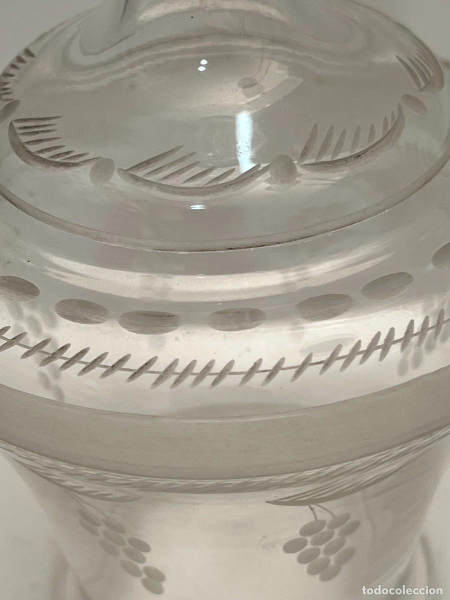 Antig&uuml;edades: BOTELLA S.XIX EN CRISTAL NUMERADA DE LA GRANJA ? - Foto 17
