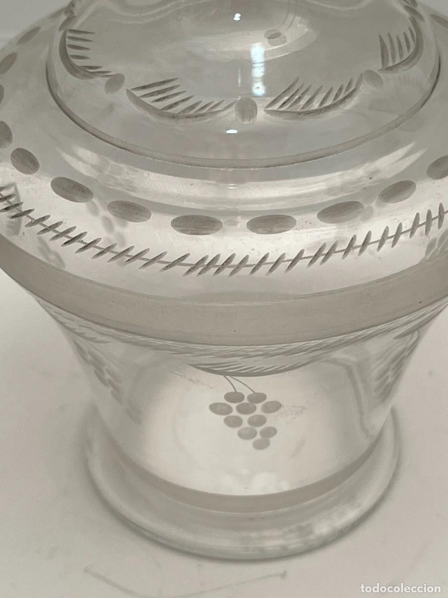 Antig&uuml;edades: BOTELLA S.XIX EN CRISTAL NUMERADA DE LA GRANJA ? - Foto 22