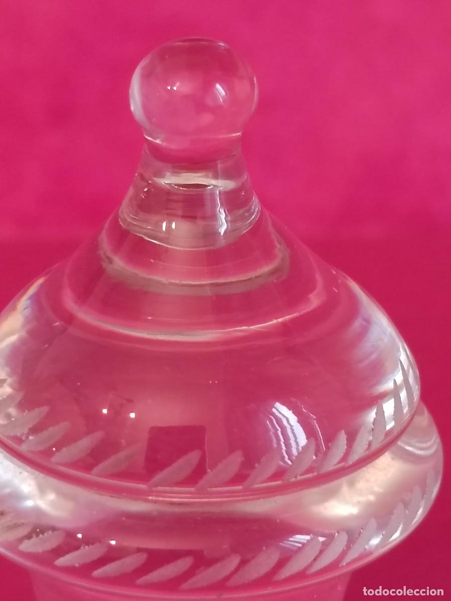 Antig&uuml;edades: BOTELLA S.XIX EN CRISTAL NUMERADA DE LA GRANJA ? - Foto 10