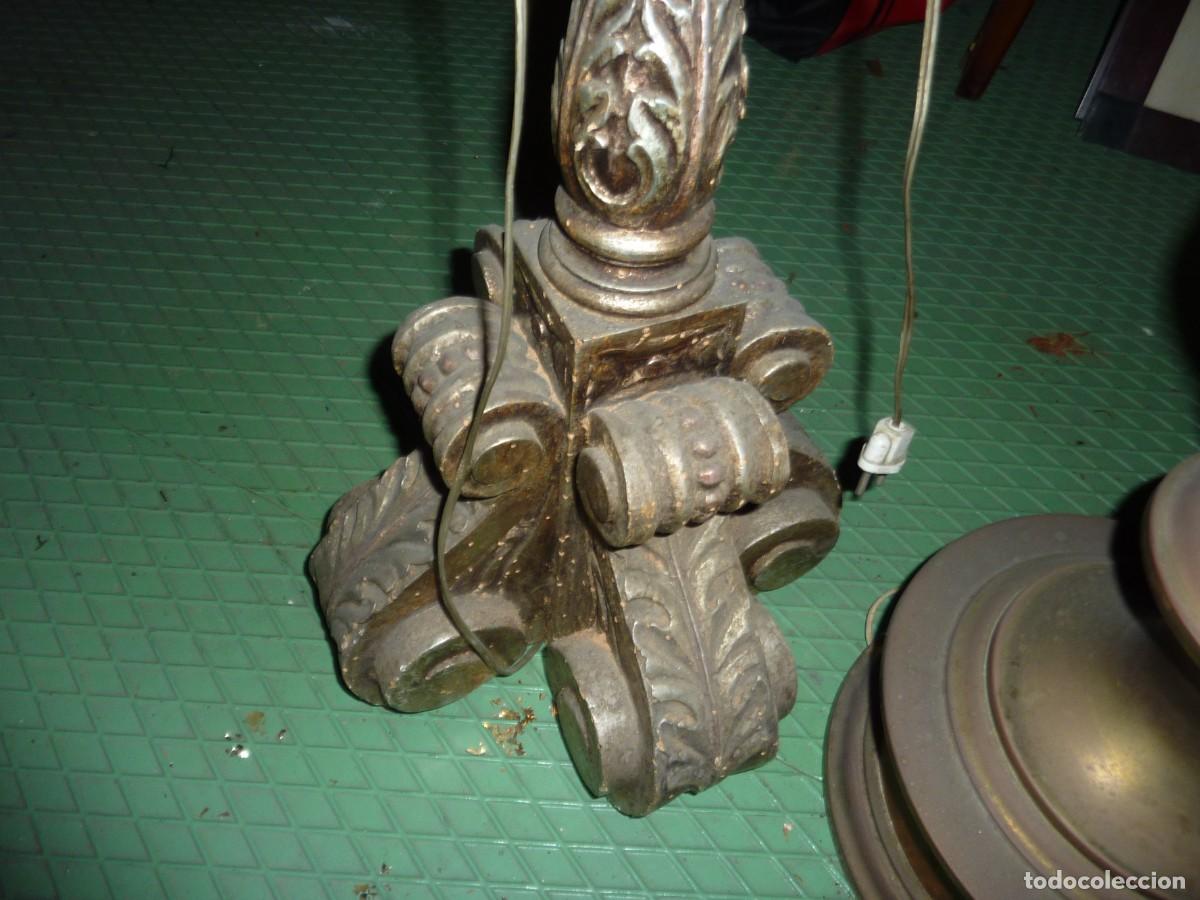 Antig&uuml;edades: LOTE DE 3 PIES DE LAMPARA. - Foto 3