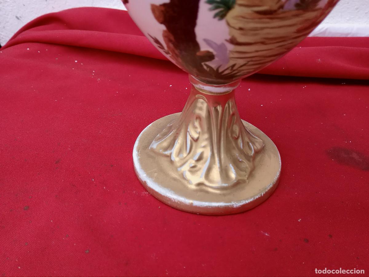 Antig&uuml;edades: jarron pintado a mano - Foto 5