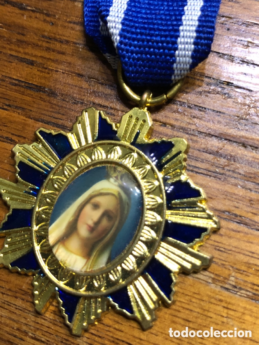 Antig&uuml;edades: MEDALLA CON LA VIRGEN - Foto 2