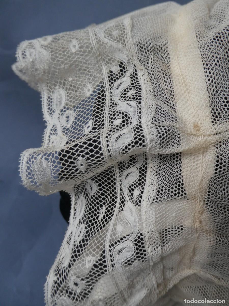 Antig&uuml;edades: ANTIGUO GORRO DE ENCAJE S.XIX - Foto 2