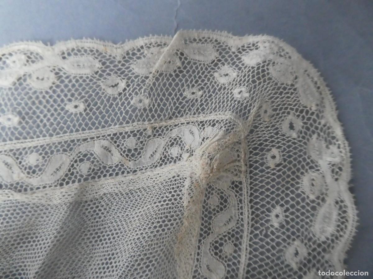 Antig&uuml;edades: ANTIGUO GORRO DE ENCAJE S.XIX - Foto 4
