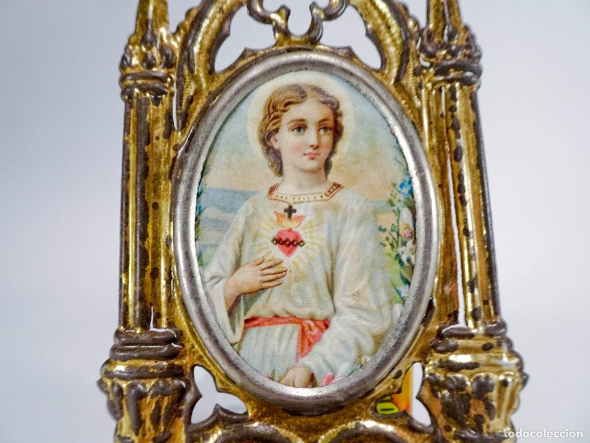 Antig&uuml;edades: BENDITERA JESUS NI&Ntilde;O SAGRADO CORAZ&Oacute;N - Foto 2