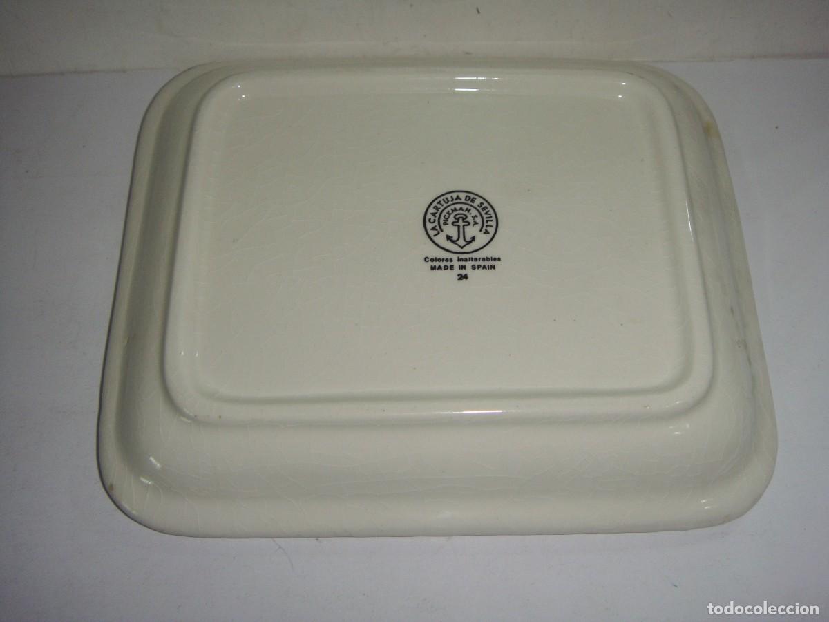 Antig&uuml;edades: Bandeja Rectangular de La Cartuja Pickman &bull; Decoraci&oacute;n Oriental &bull; 1960 - Foto 2