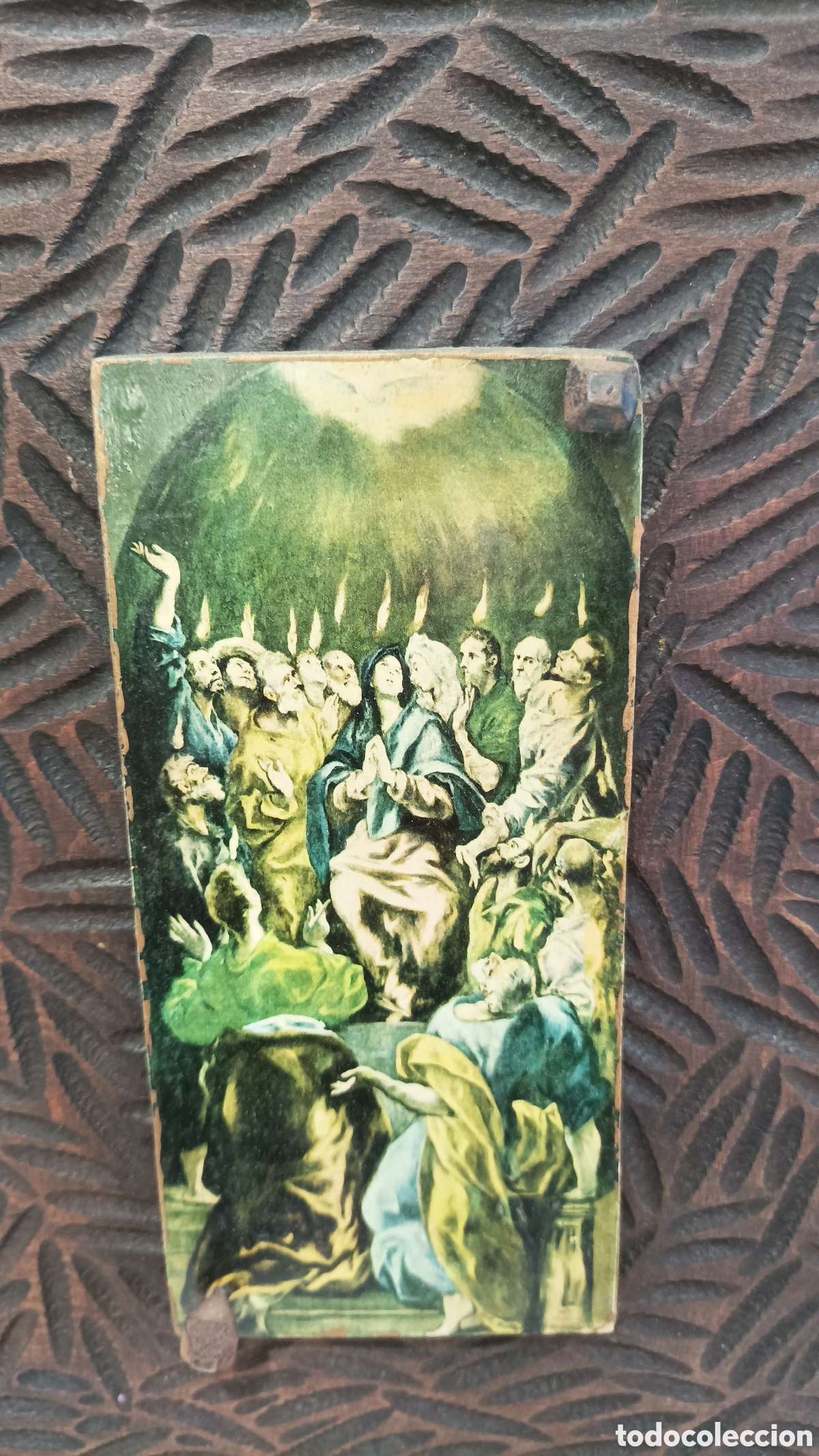Antig&uuml;edades: Cuadro Antiguo con im&aacute;genes religiosas - Foto 2