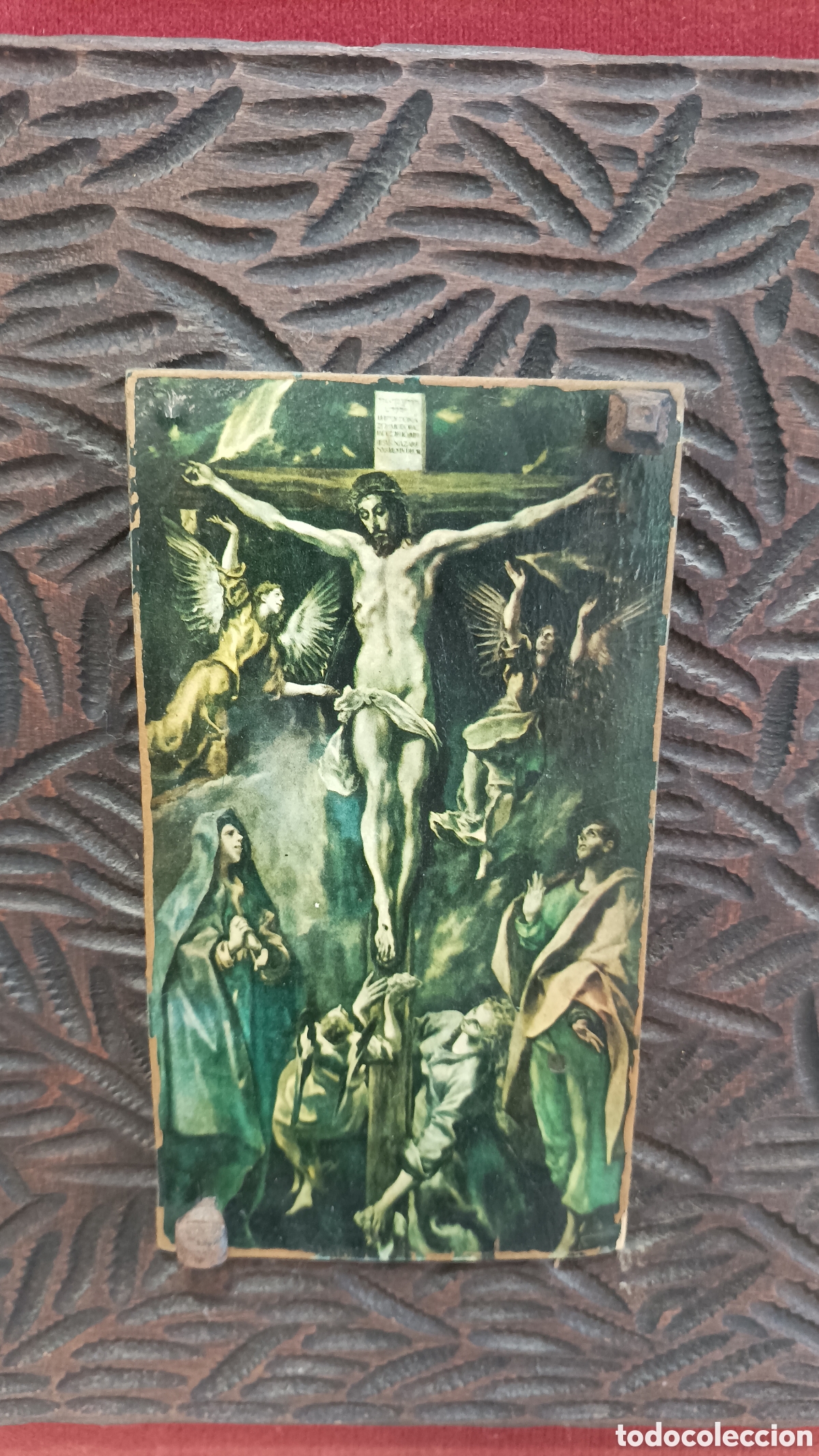 Antig&uuml;edades: Cuadro Antiguo con im&aacute;genes religiosas - Foto 3